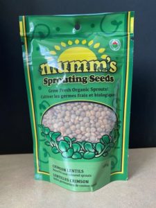 Mumm’s® Crimson Lentil Sprouting Seeds